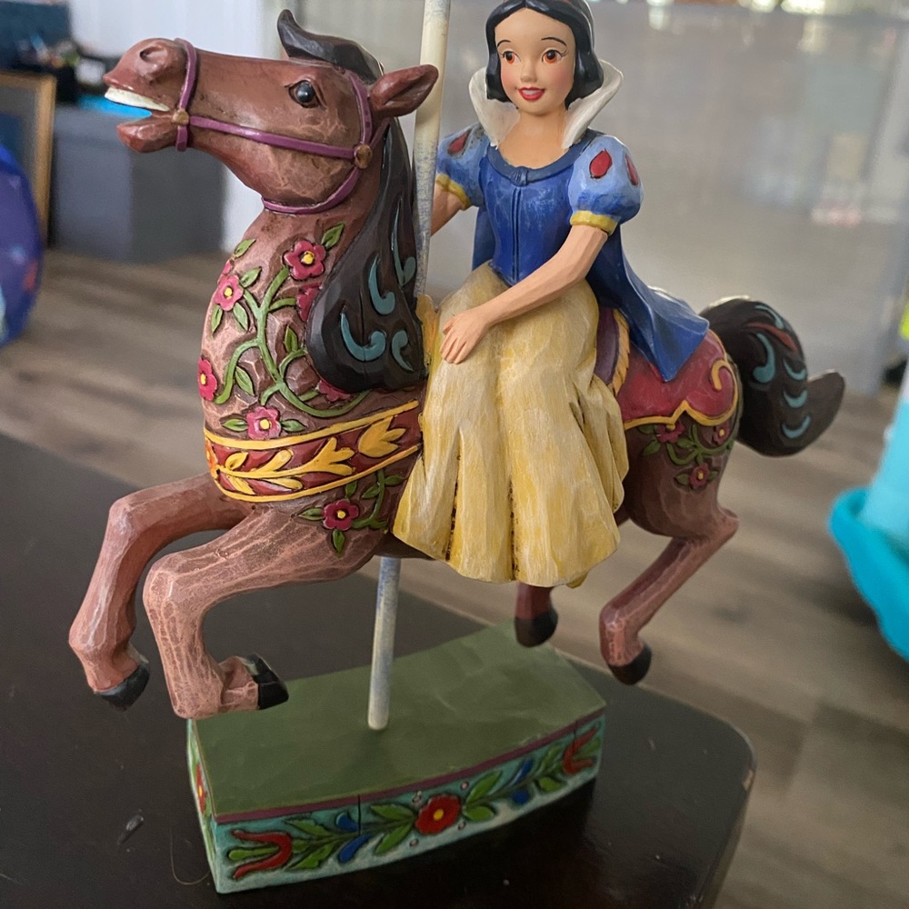 Disney Snow White Carousel Horse Figurine - Multicolor